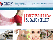 Tablet Screenshot of cecip.com.do